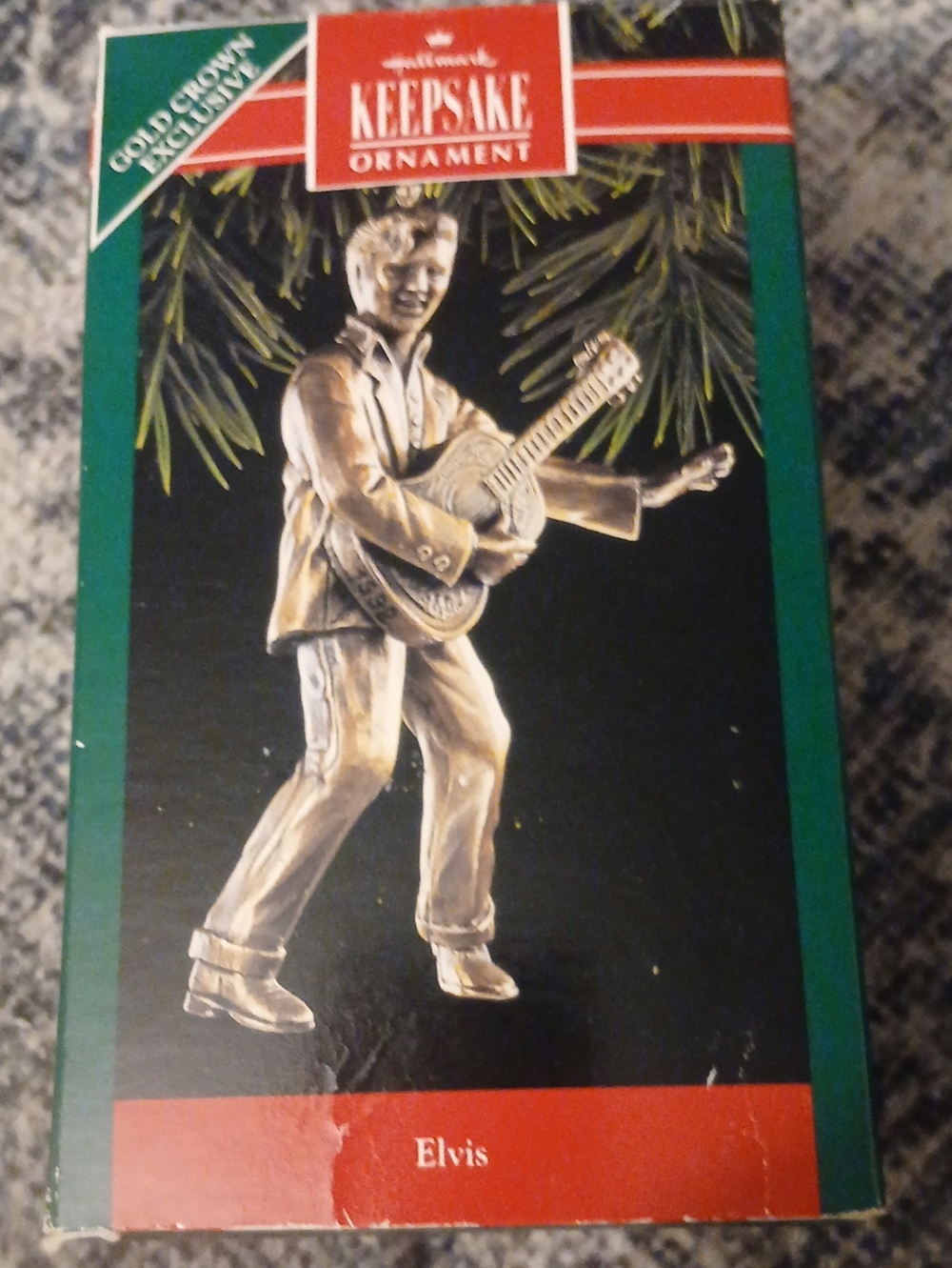 Elvis Presley 1992 HALLMARK CHRISTMAS ORNAMENT.